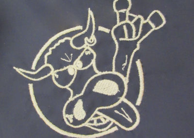 Vyšívané logo kapely na přání